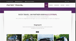 Desktop Screenshot of patsytravel.be